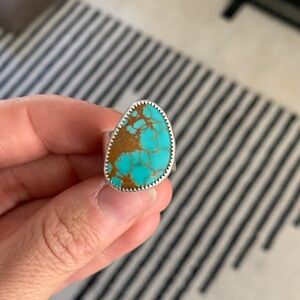 Sterling Silver Turquoise Ring Royston